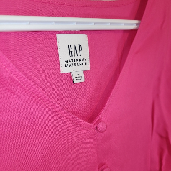 NWT Gap Maternity Tie Dress (Small) - Picture 2 of 4